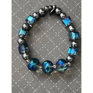 Boho Chic Handmade Glass Bracelet Set Classy Unique Future Core